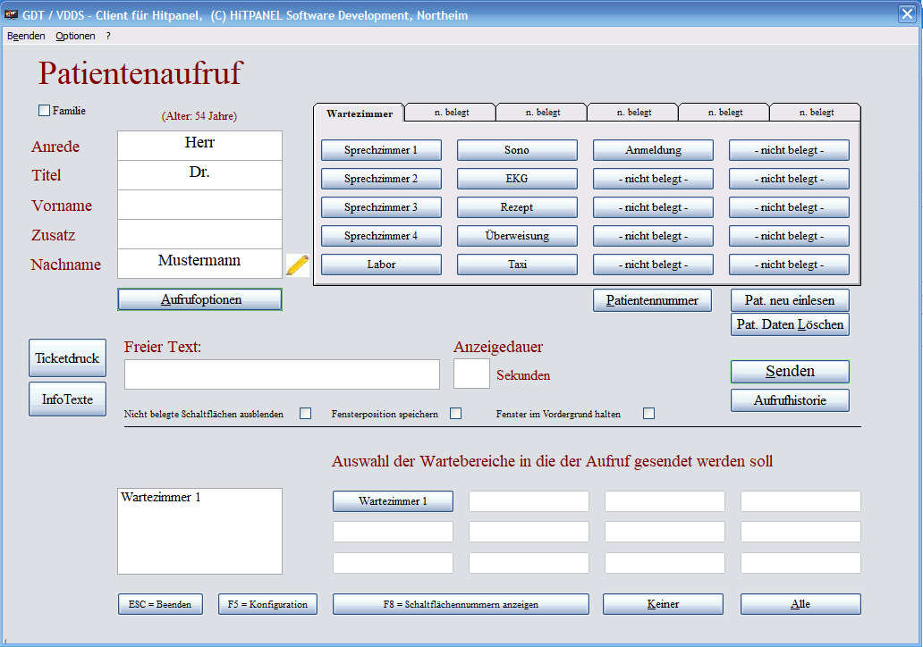 HiTPANEL Client Aufruf-Interface